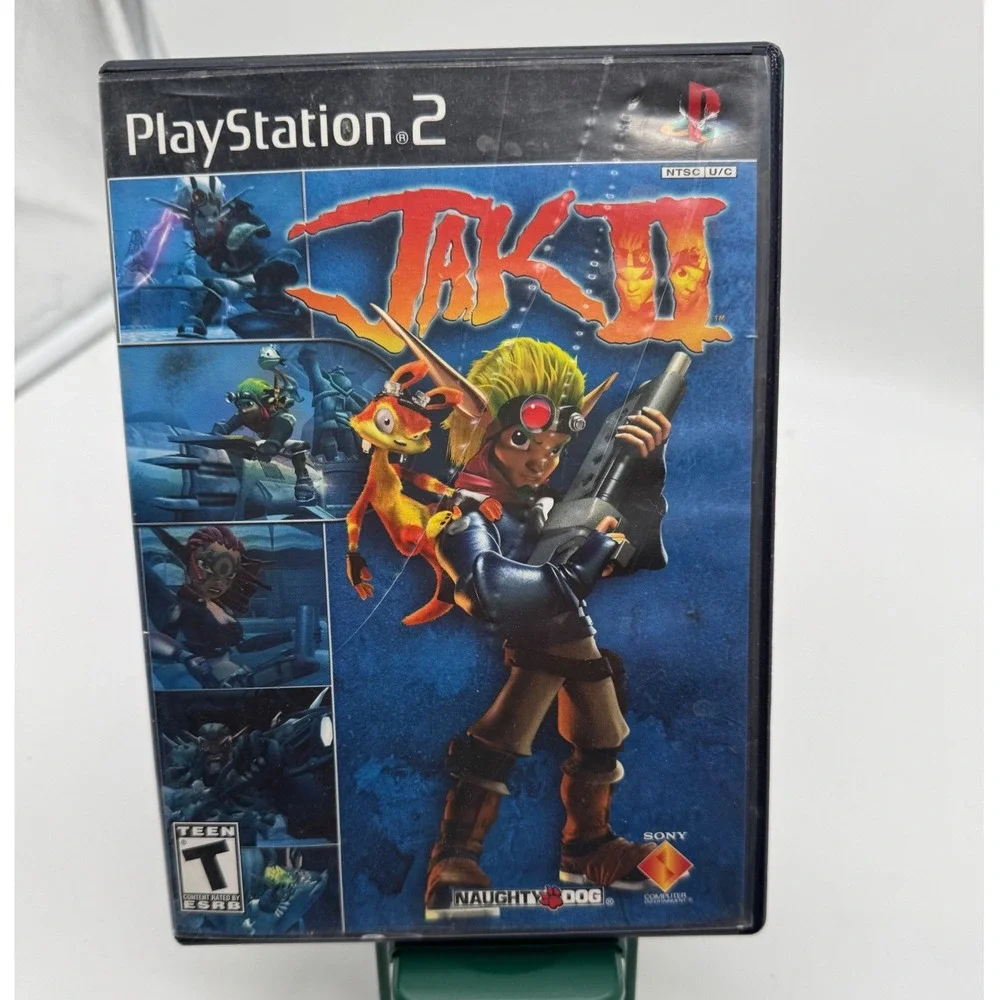 Jak II Sony‎ PlayStation 2 PS2 Black Label Naughty Dog Action Adventure Game
